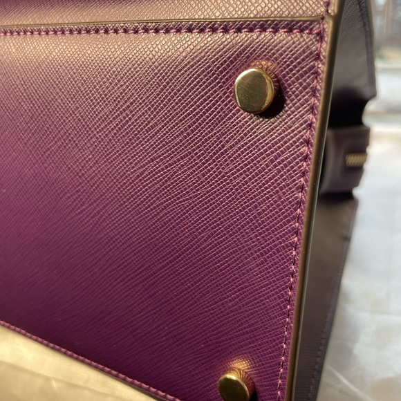 SOLD 💵NWT Kate Spade Madison Plum Satchel - Picture 4 of 7